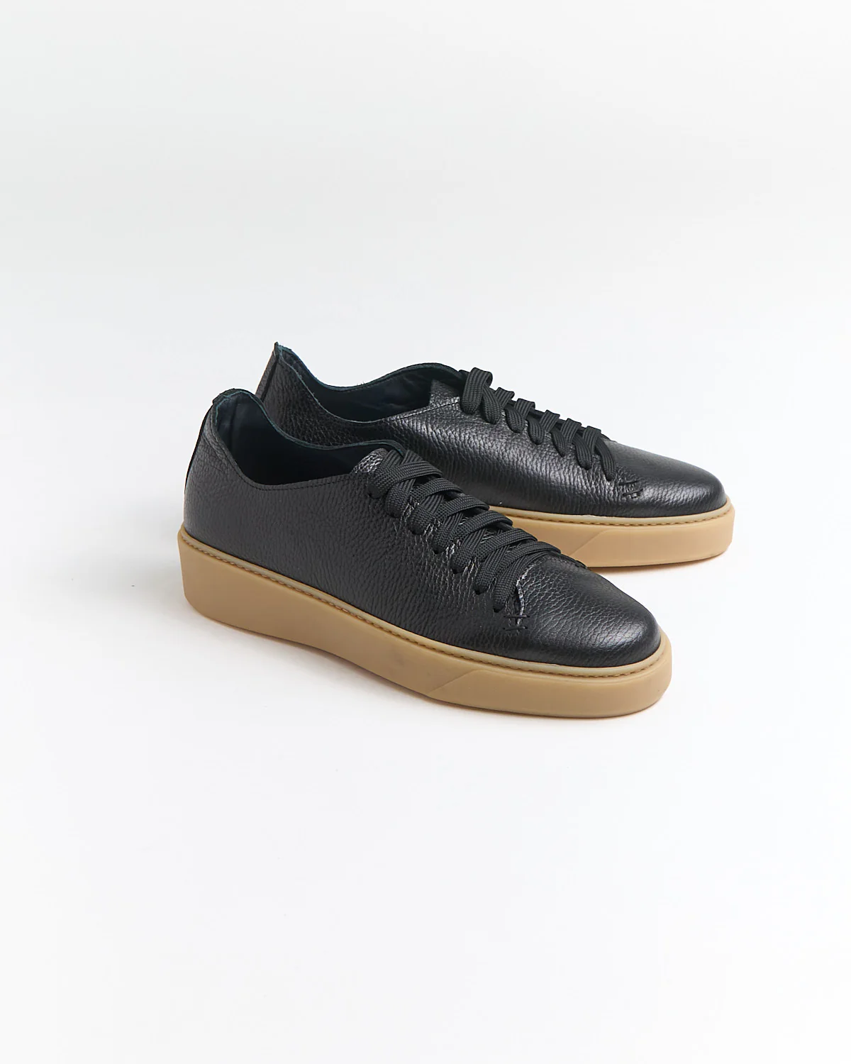 Bottalato Gum Sole Soft Leather Sneakers - Image 3
