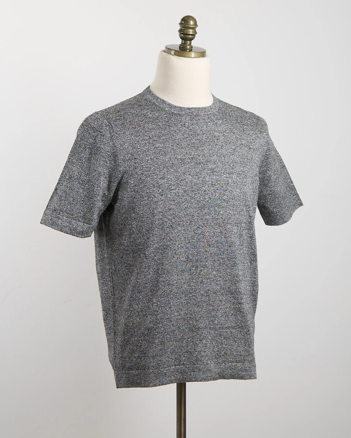 Linen & Cotton Fine Knit T-Shirt