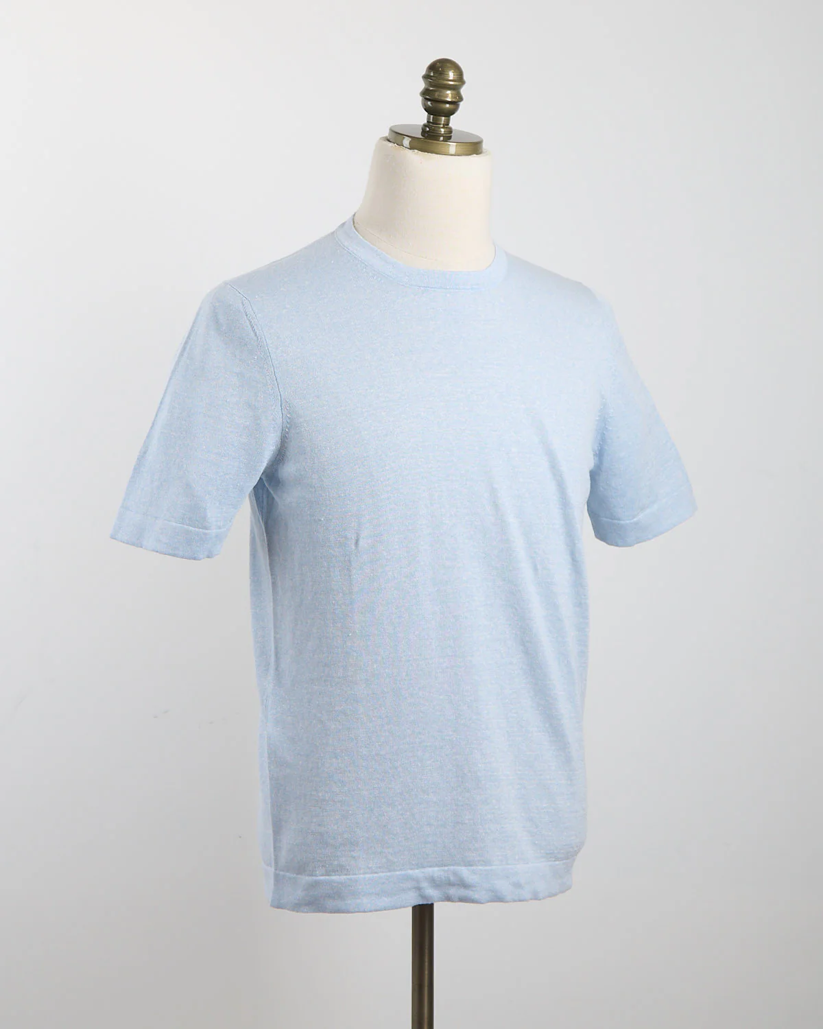 Linen & Cotton Fine Knit T-Shirt