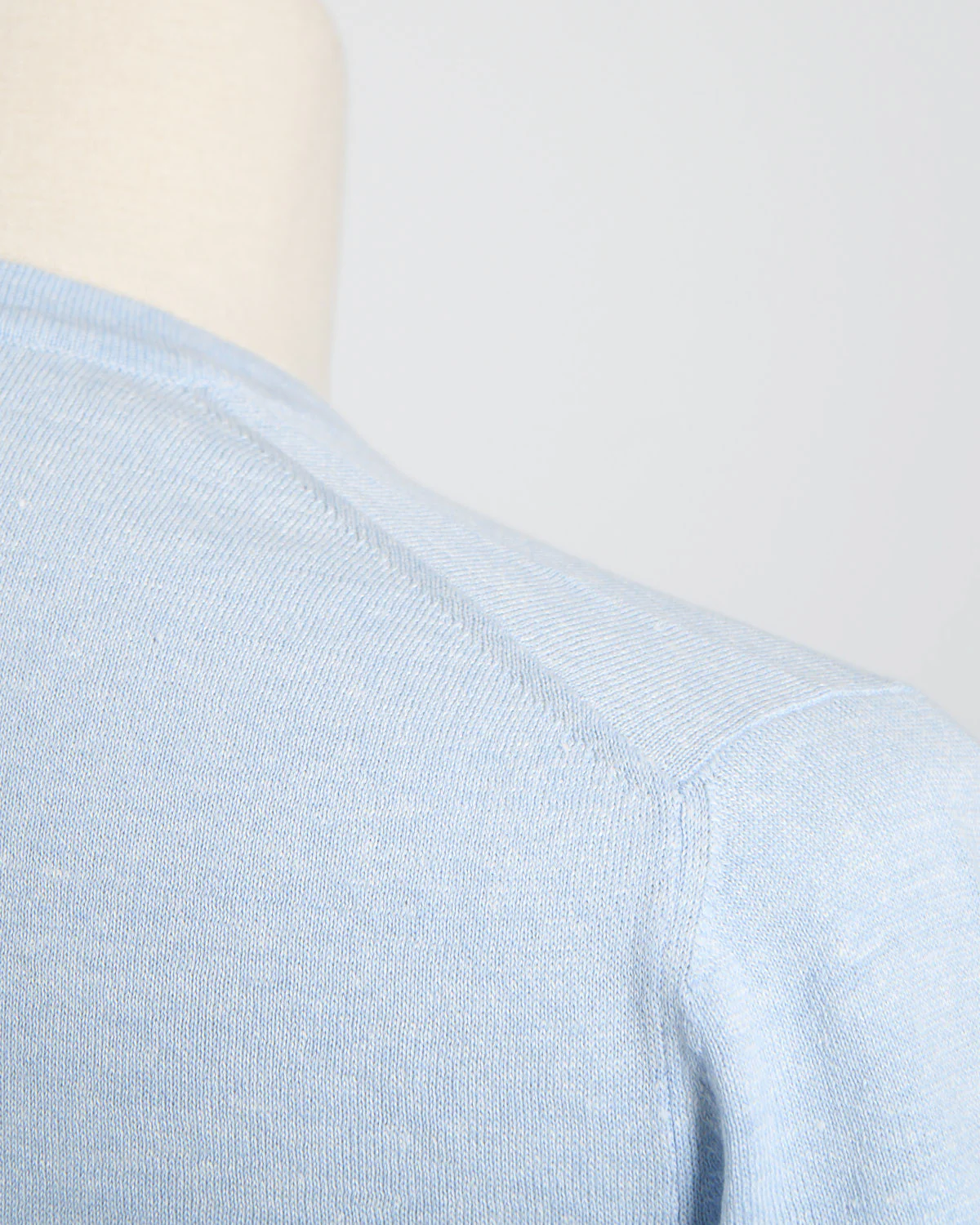 Linen & Cotton Fine Knit T-Shirt - Image 4
