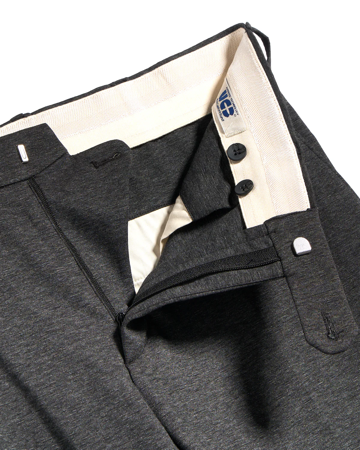 Technical Cotton Jersey Stretch Tailored Trousers - Image 2