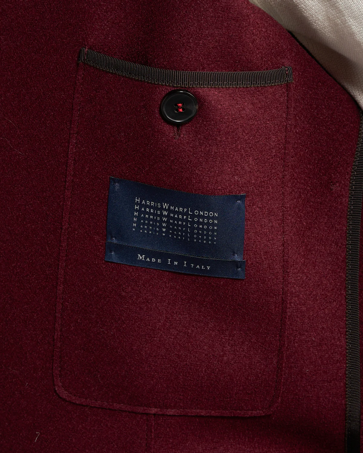 Pressed Wool Light Sweater Blazer - Image 8