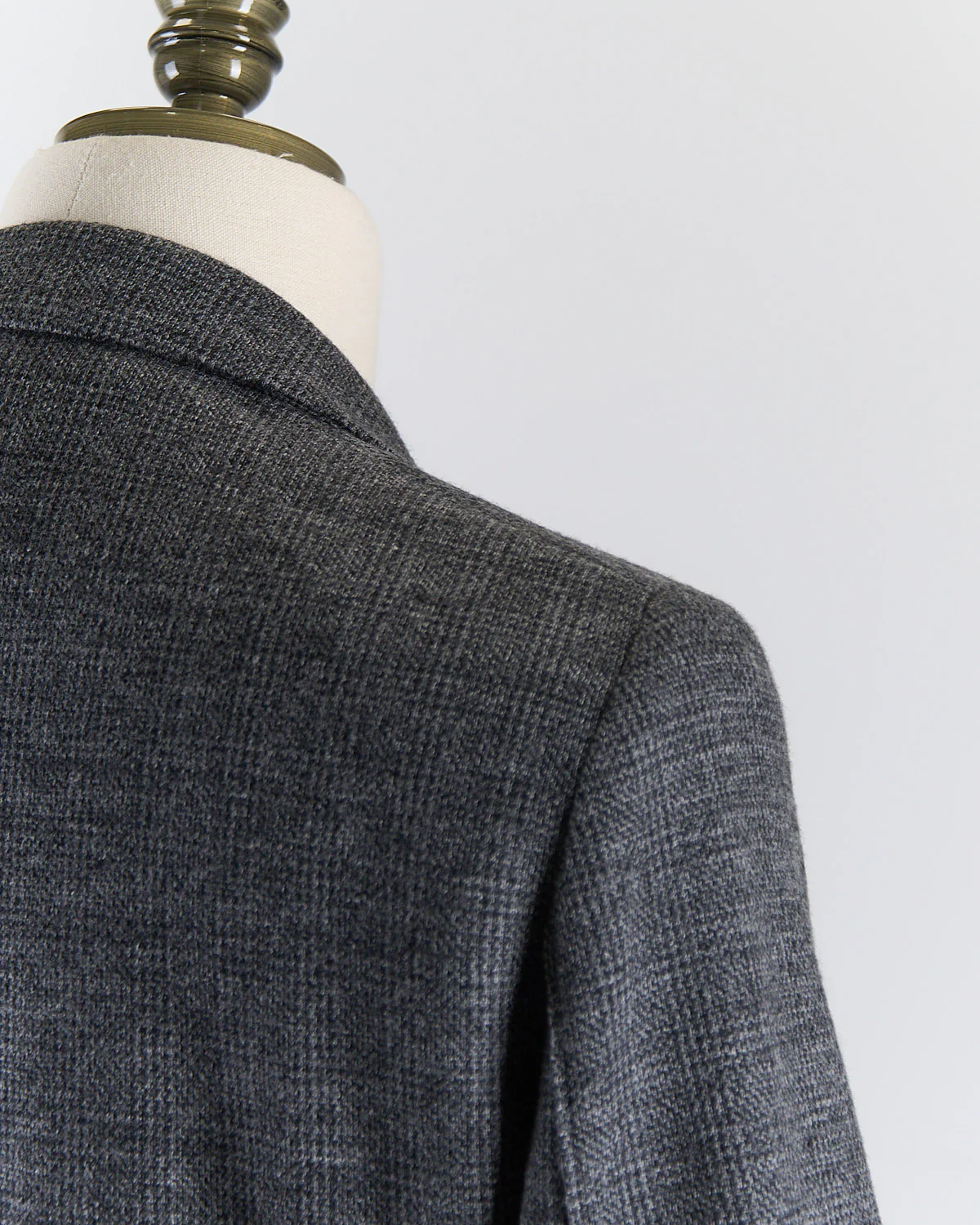 Prince Of Wales Stretch Knit Sweater Jacket - Image 6