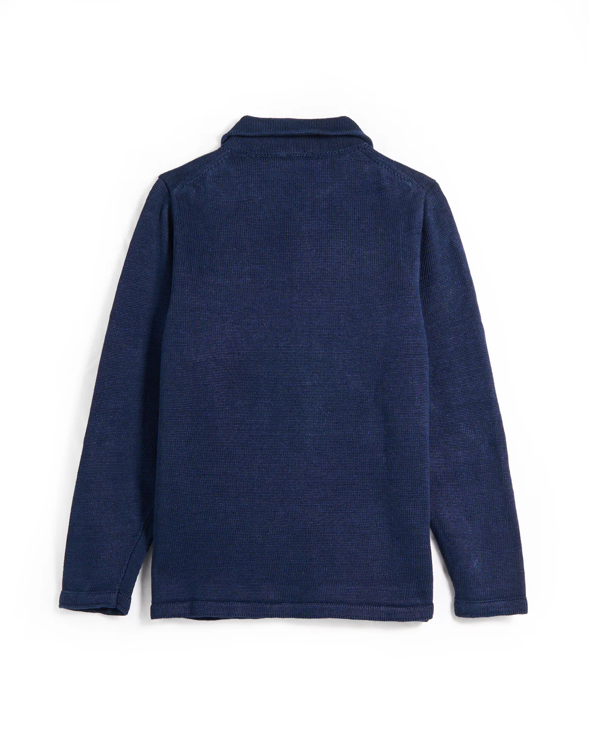 100% Washed Linen Classic Button Front Overshirt Sweater - Image 4