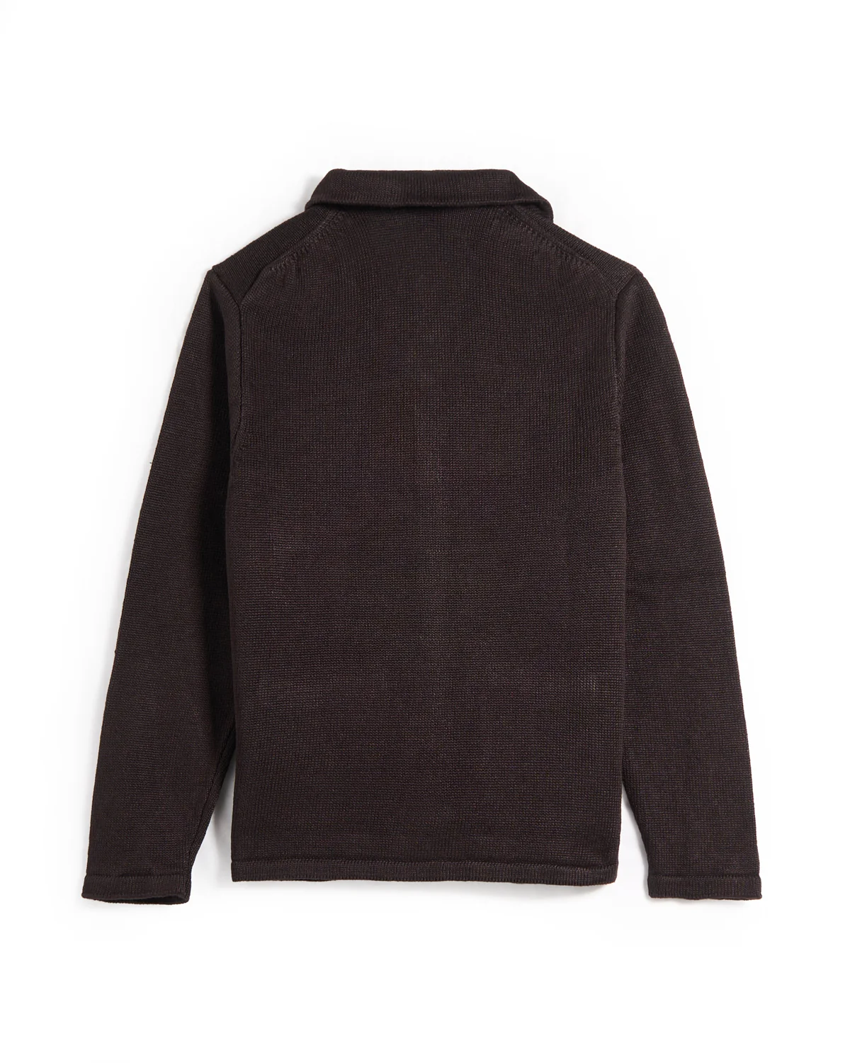 100% Washed Linen Classic Pub Jacket Sweater - Image 4