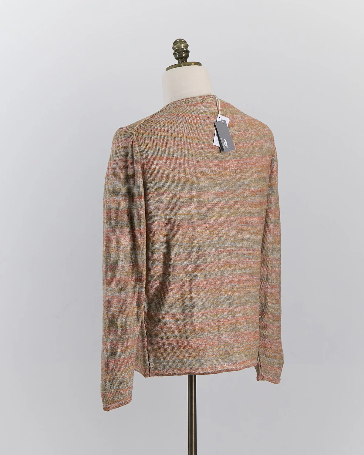Bun Na Spreire Shadow Multicolour Stripe Linen Crewneck - Image 6