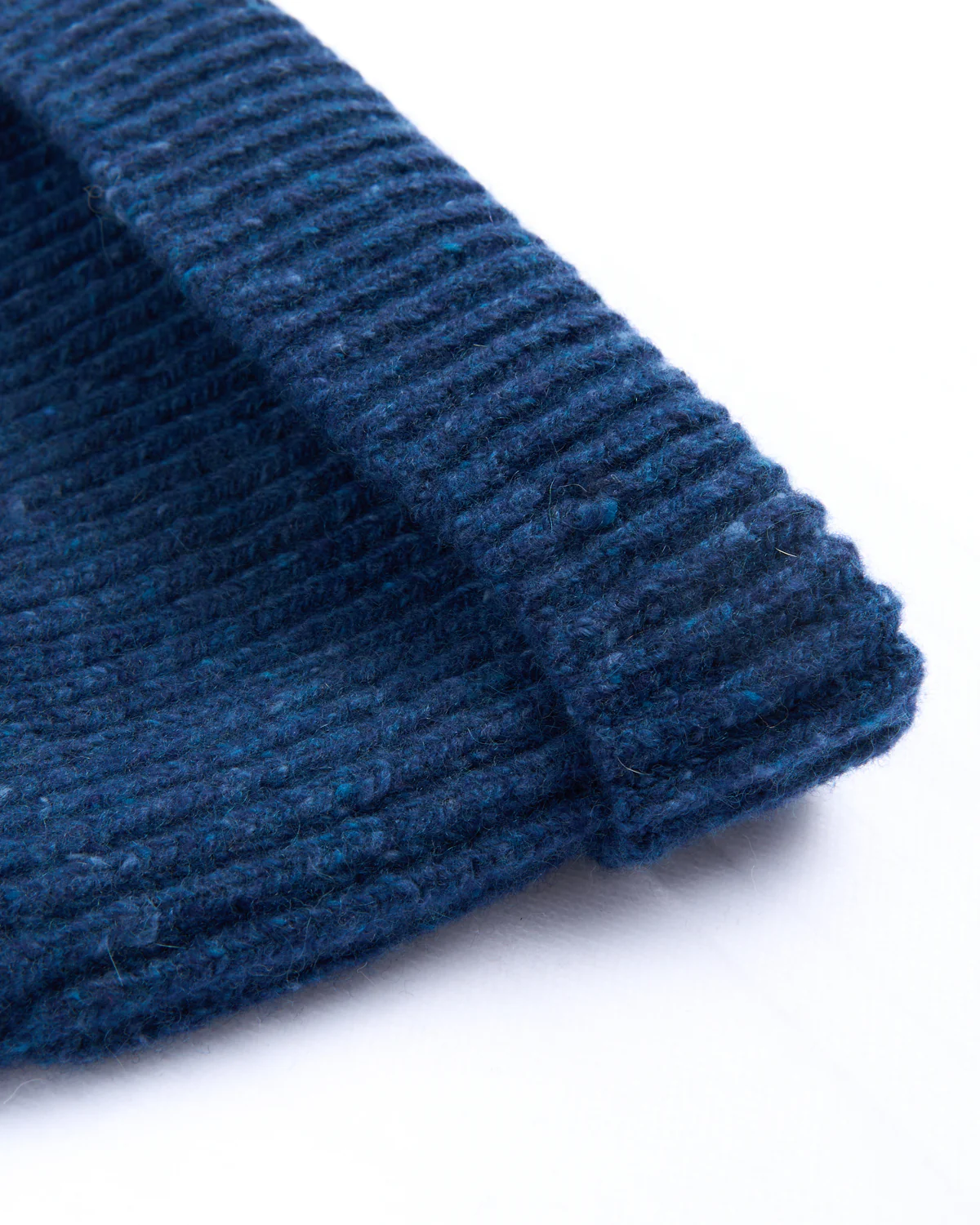 Classic Merino Wool-Cashmere Fisherman Ribbed Hat - Image 2