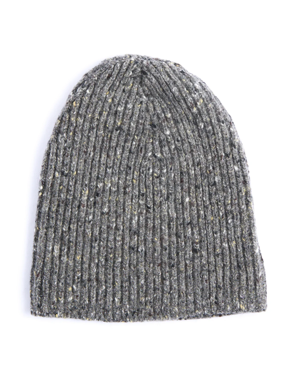 Classic Merino Wool-Cashmere Fisherman Ribbed Hat - Image 3