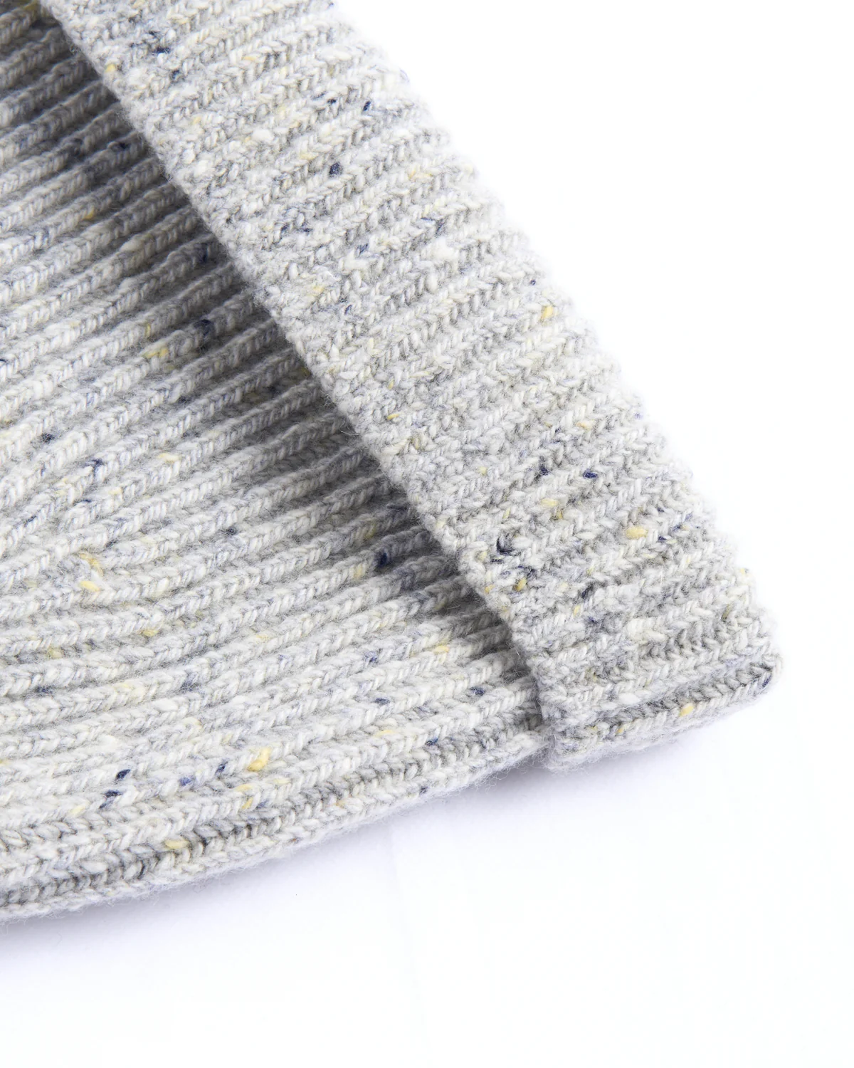 Classic Merino Wool-Cashmere Fisherman Ribbed Hat - Image 2