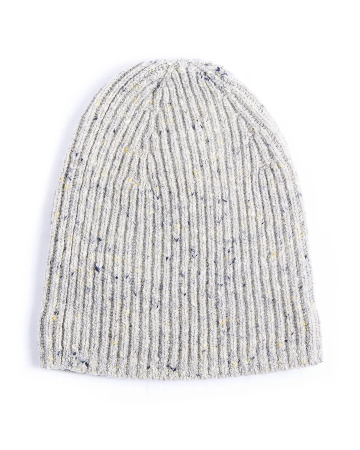 Classic Merino Wool-Cashmere Fisherman Ribbed Hat - Image 3