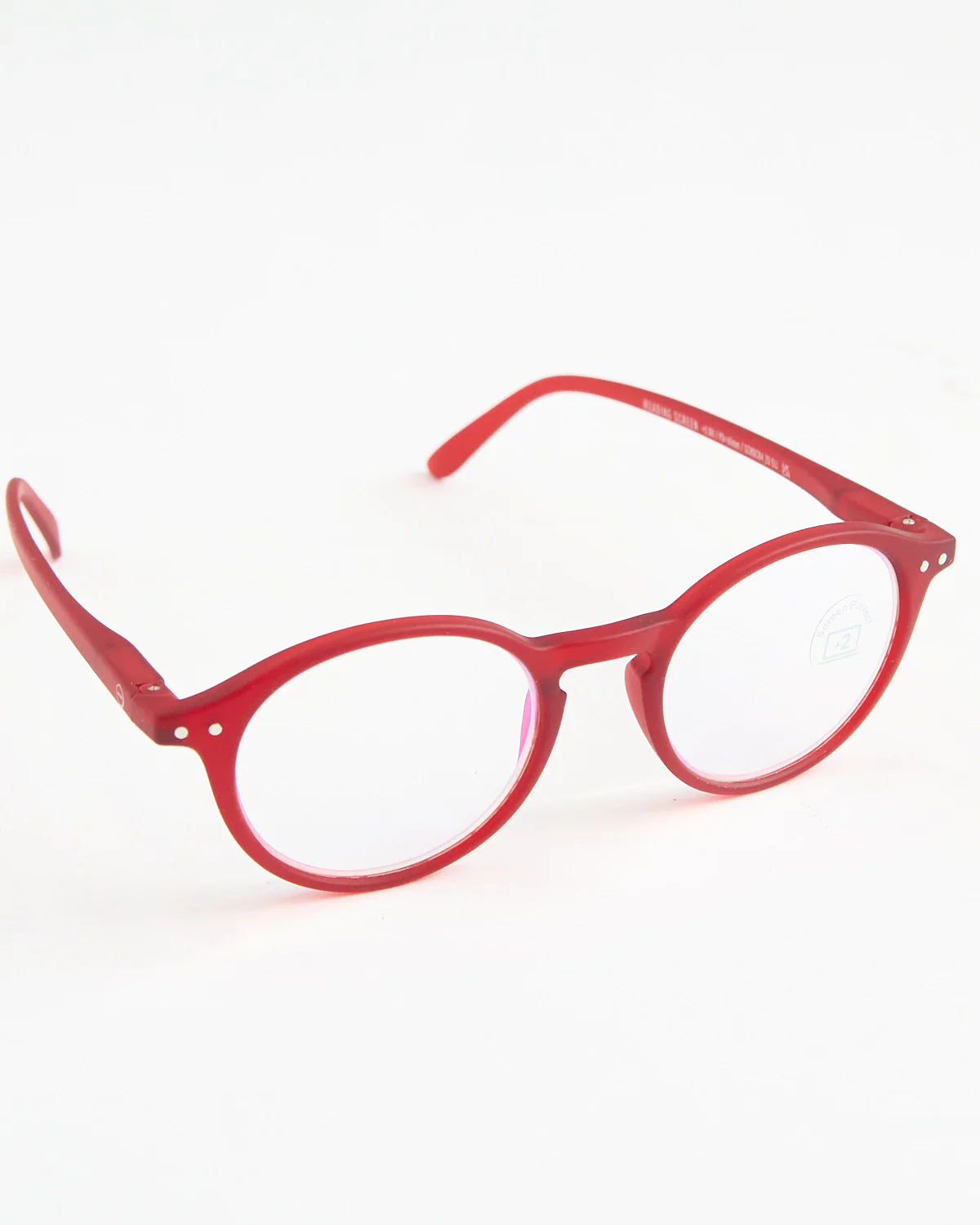Red ''Iconic' Screen Reading Glasses #D - Image 5