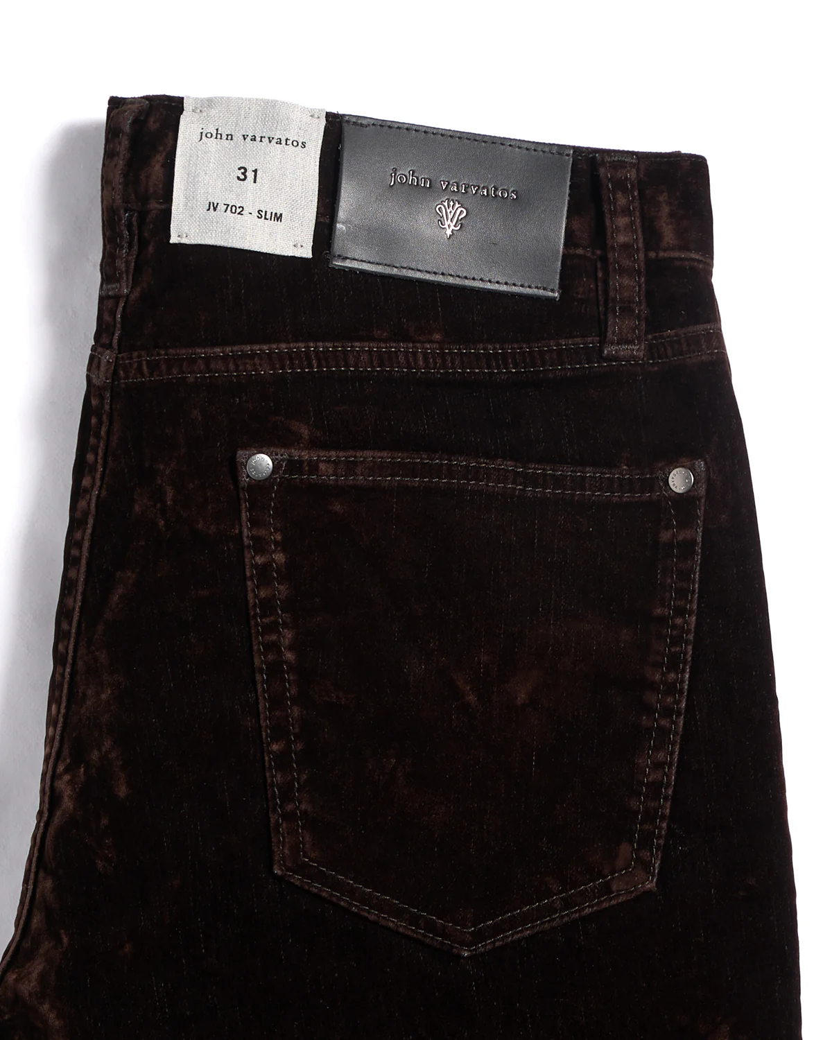 J702 Velvet 5 Pocket Pants - Image 5