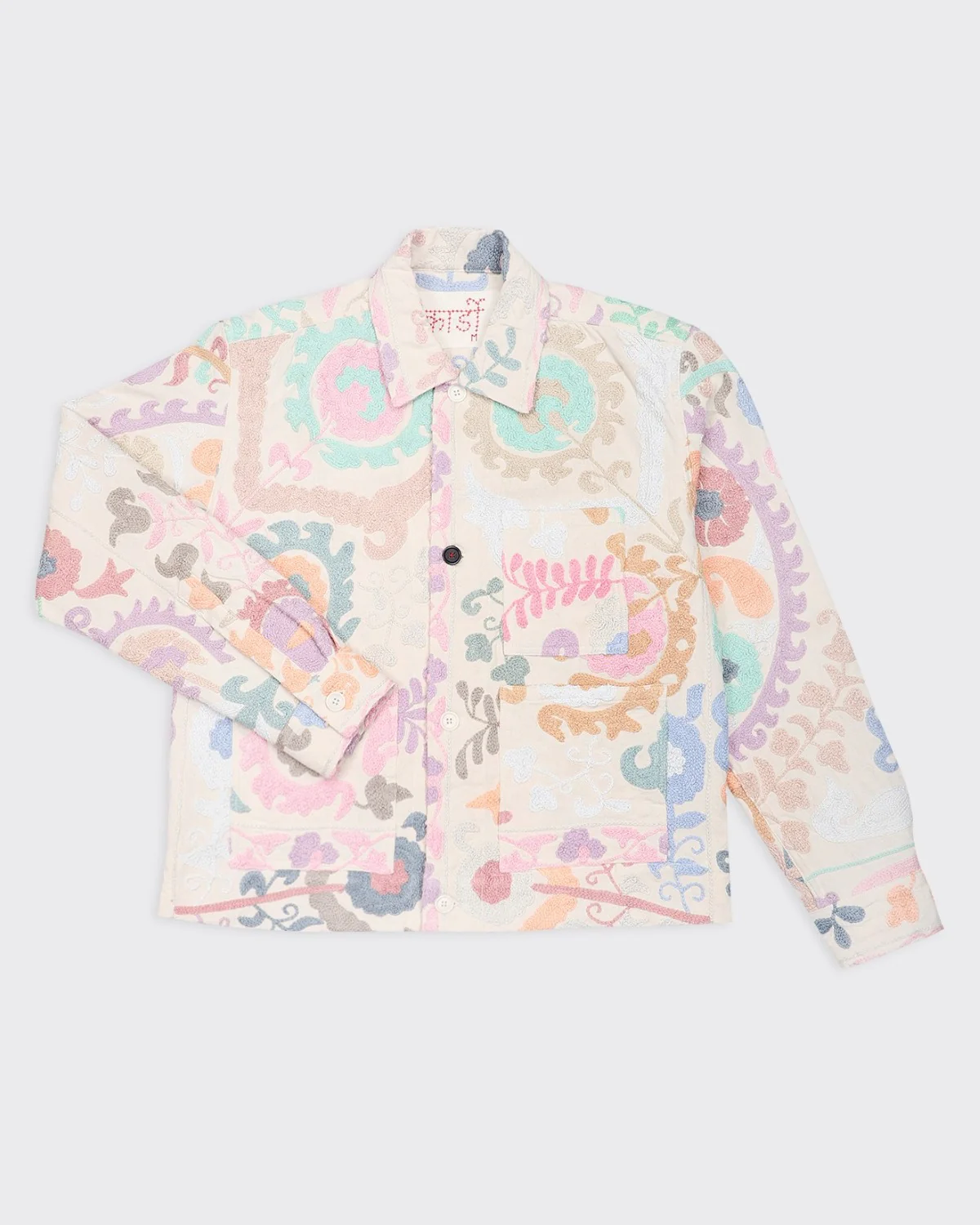 Boxy Fit 'Bodhi' Hand Suzani Embroidered 4 Button Jacket