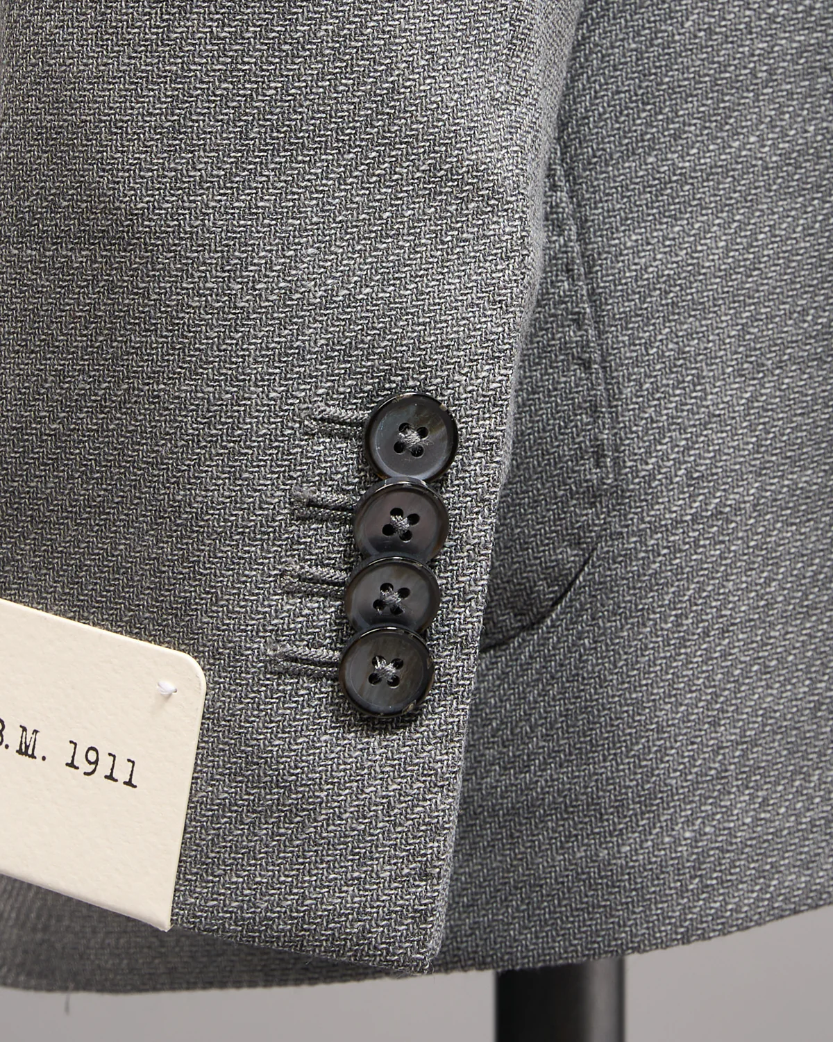 Light Grey Wool Serge Twill Soft Sport Jacket - Image 3