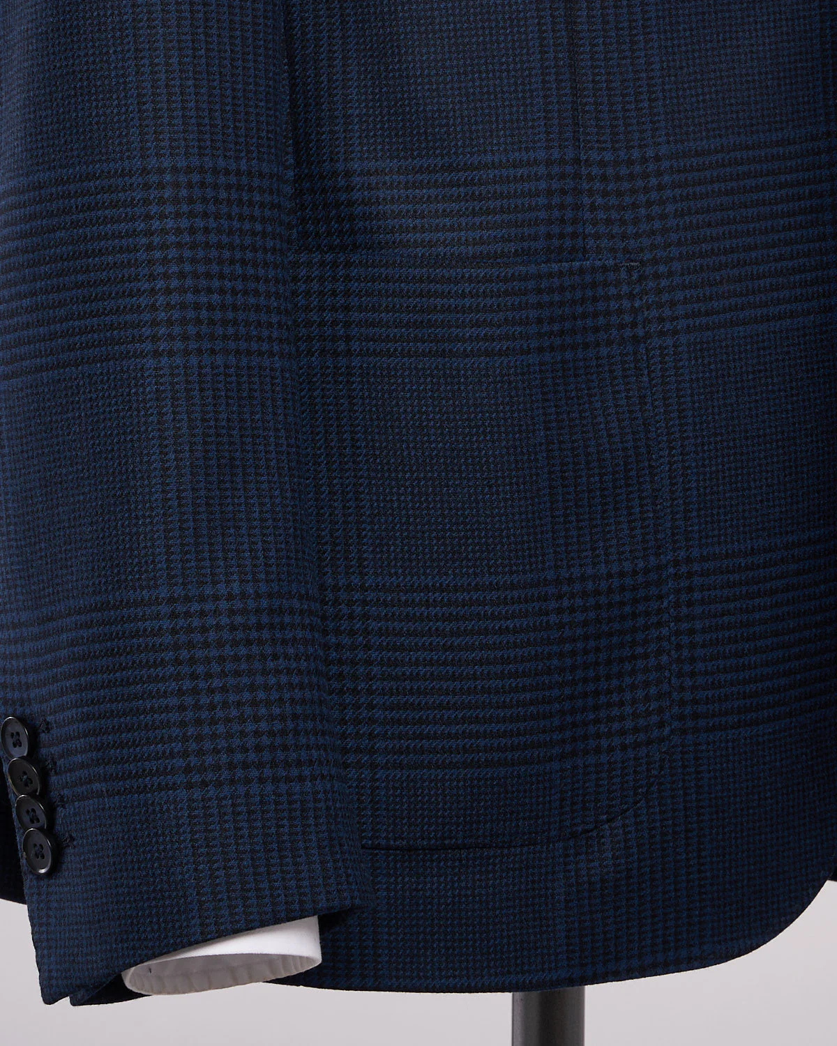 Stretch Wool Tonal Prince Of Wales Soft Jacket - Image 5