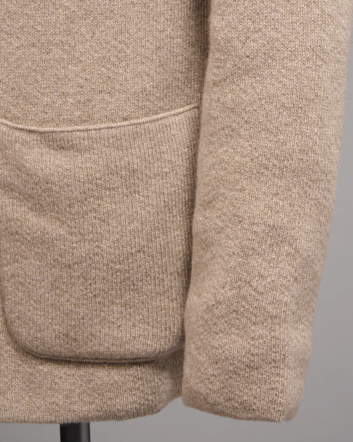 100% Cashmere Plush Sweater Jacket - Image 3