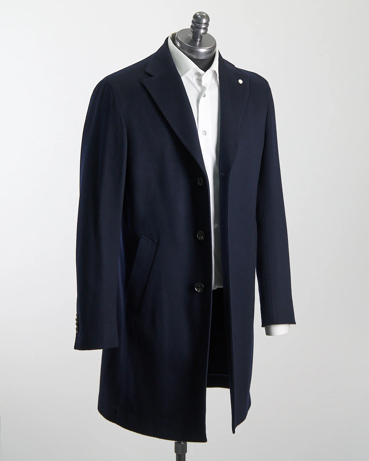 Navy Colombo Thermo Topcoat - Image 3