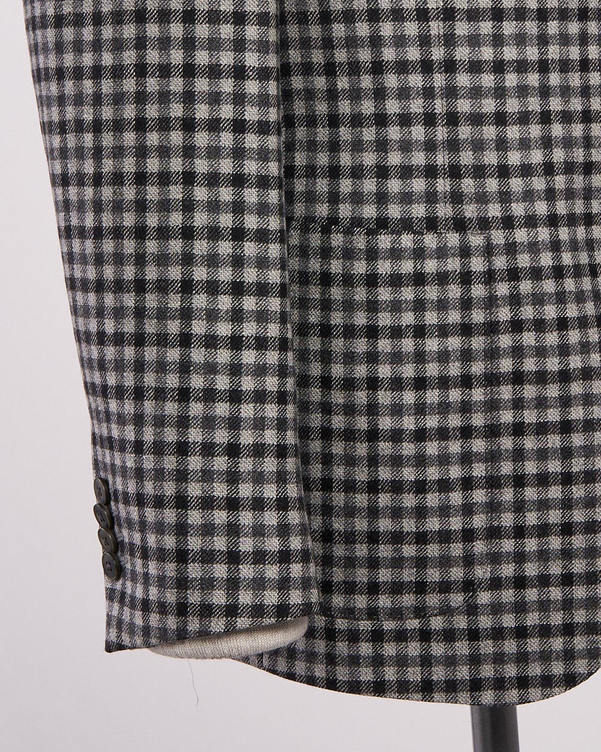 Flannel Gingham Wool Sport Jacket - Image 5