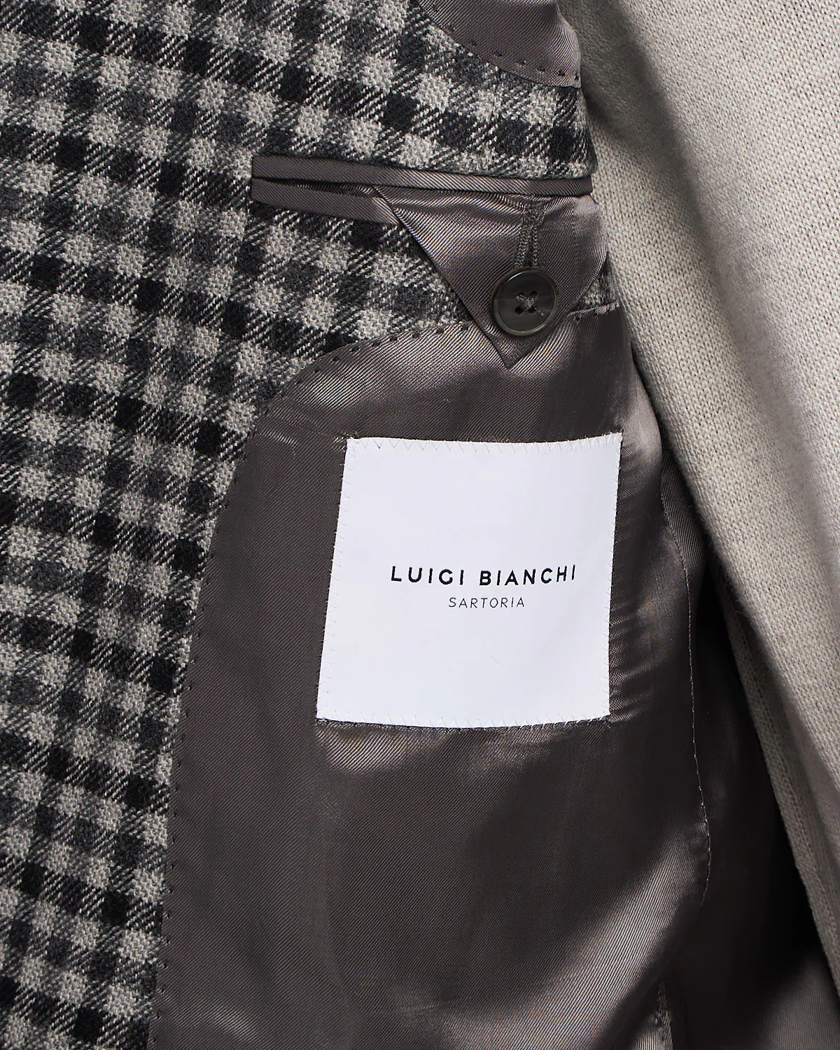 Flannel Gingham Wool Sport Jacket - Image 7