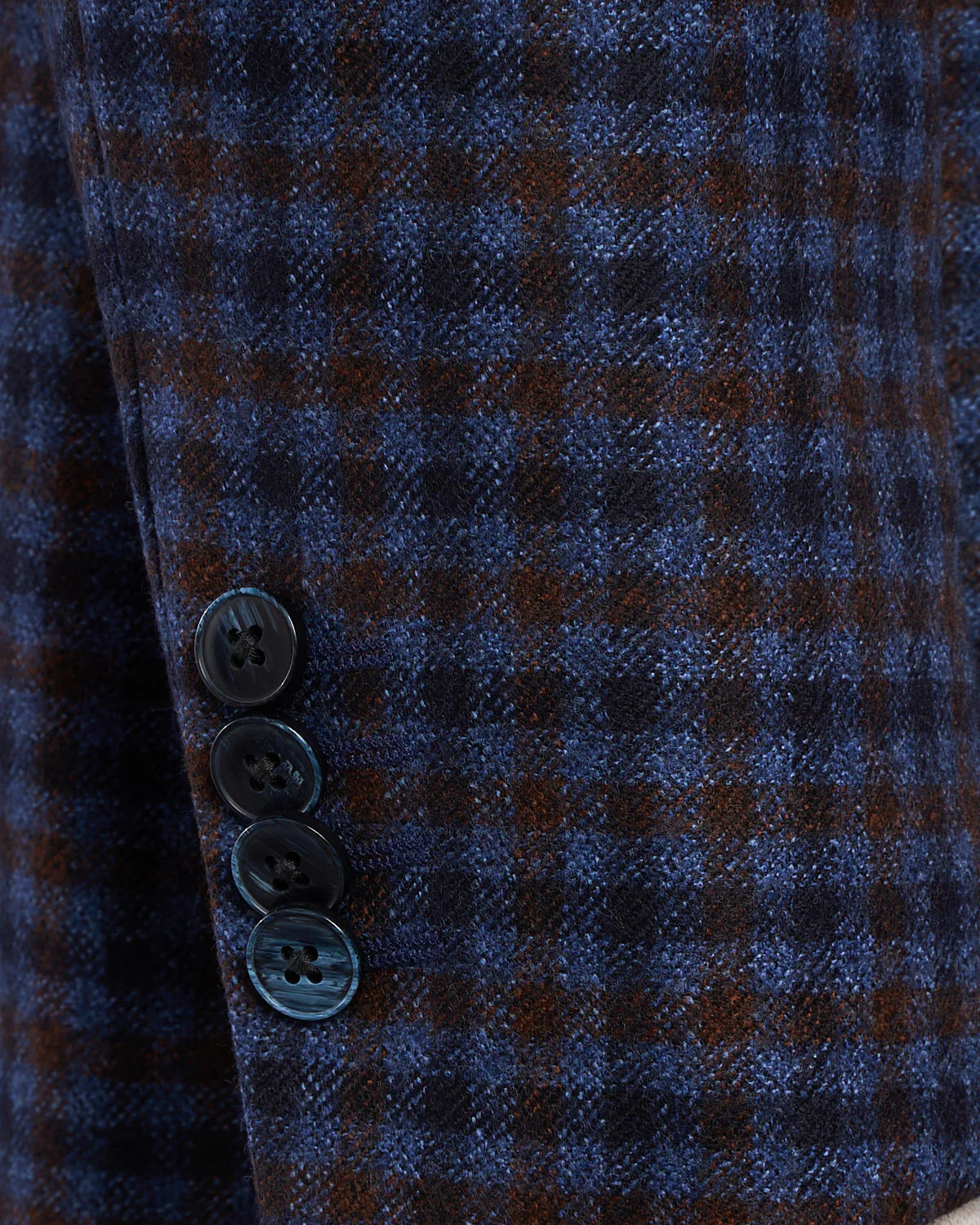 Flannel Gingham Wool Sport Jacket - Image 6