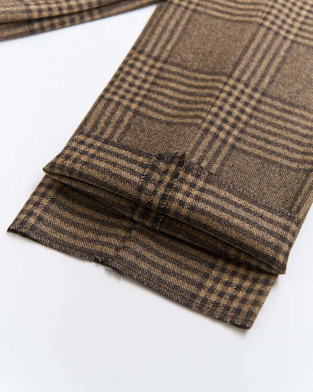 Camel Wool Glencheck Suit - Image 12