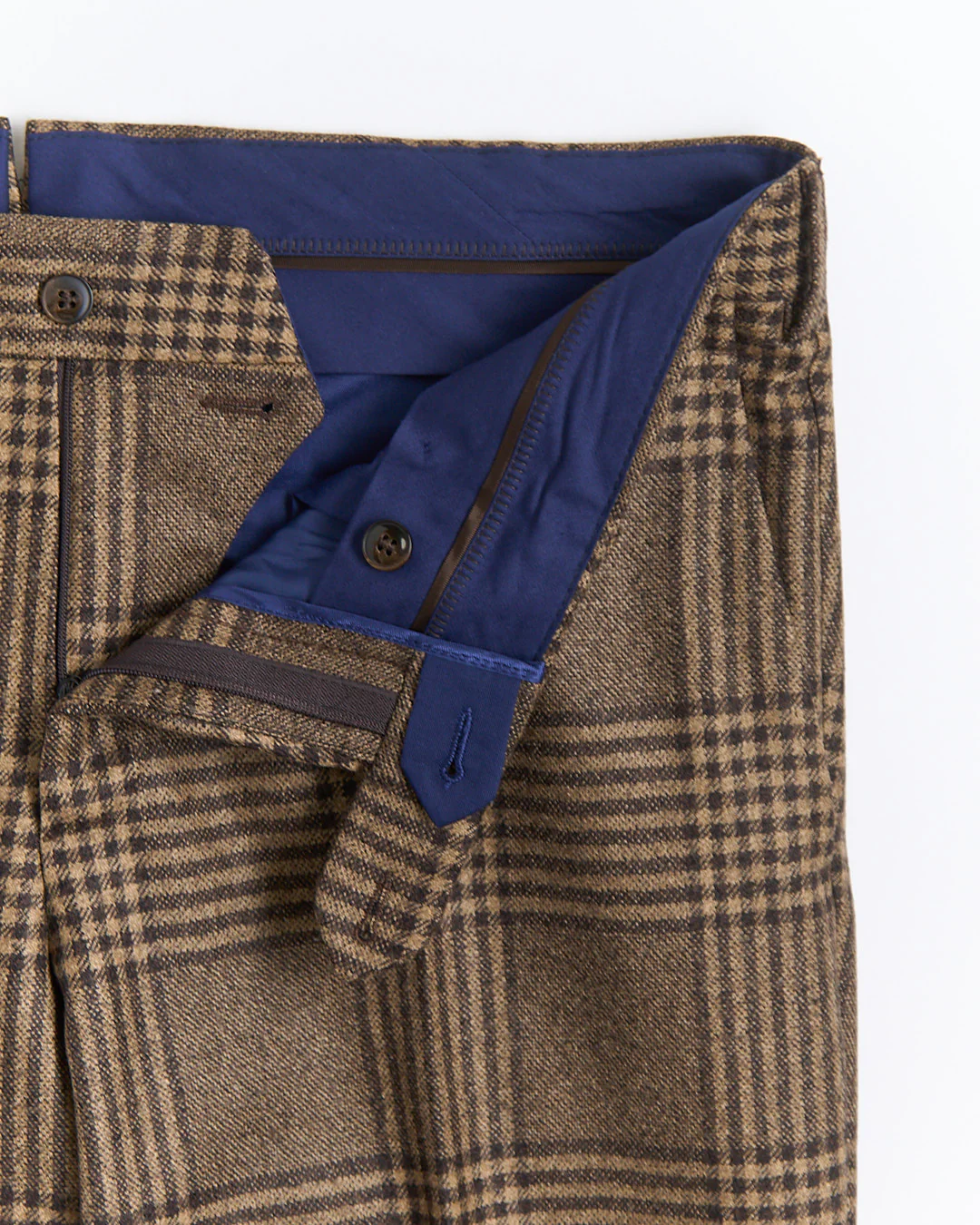 Camel Wool Glencheck Suit - Image 13