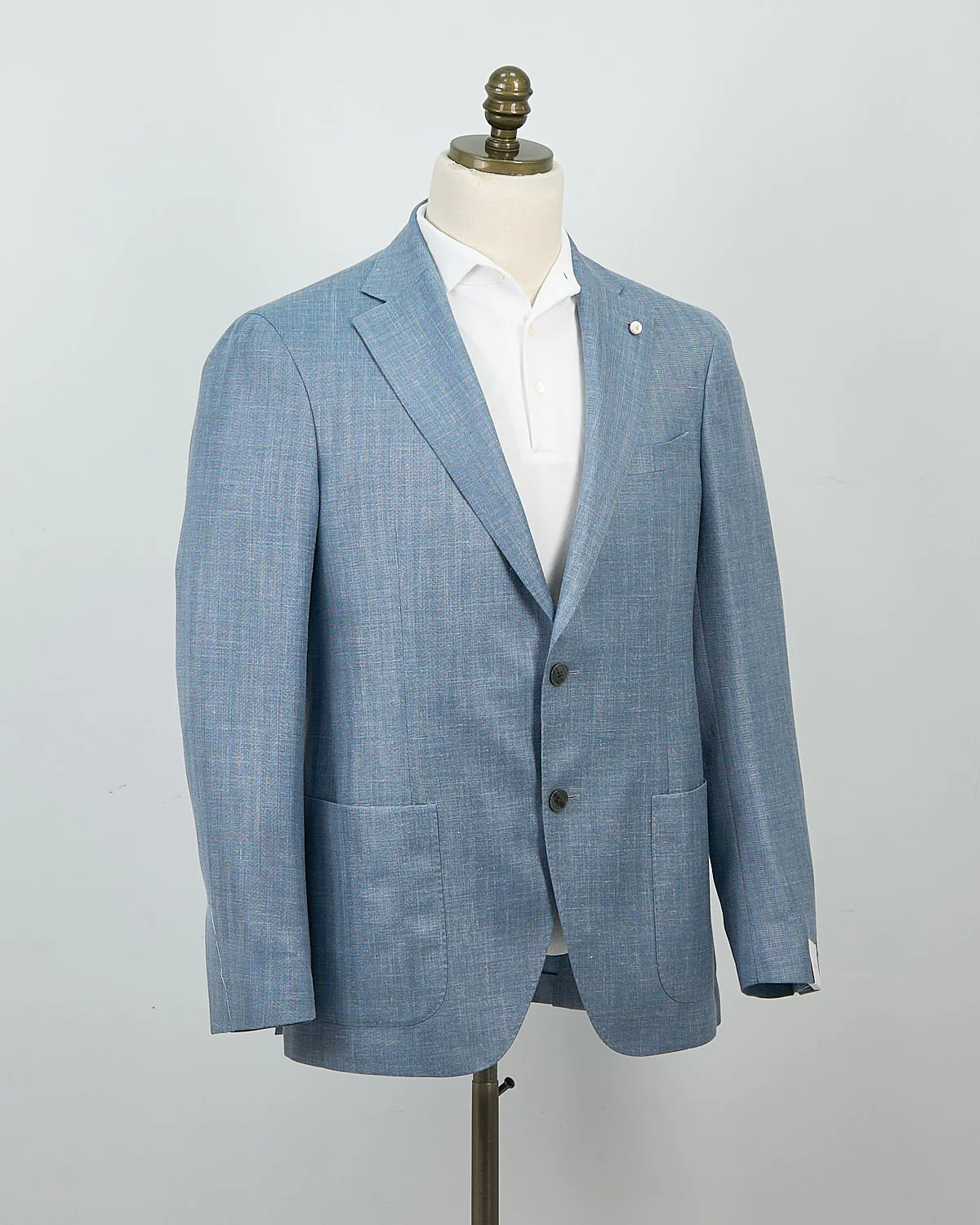 Loro Piana Summertime Tonal Herringbone Jacket