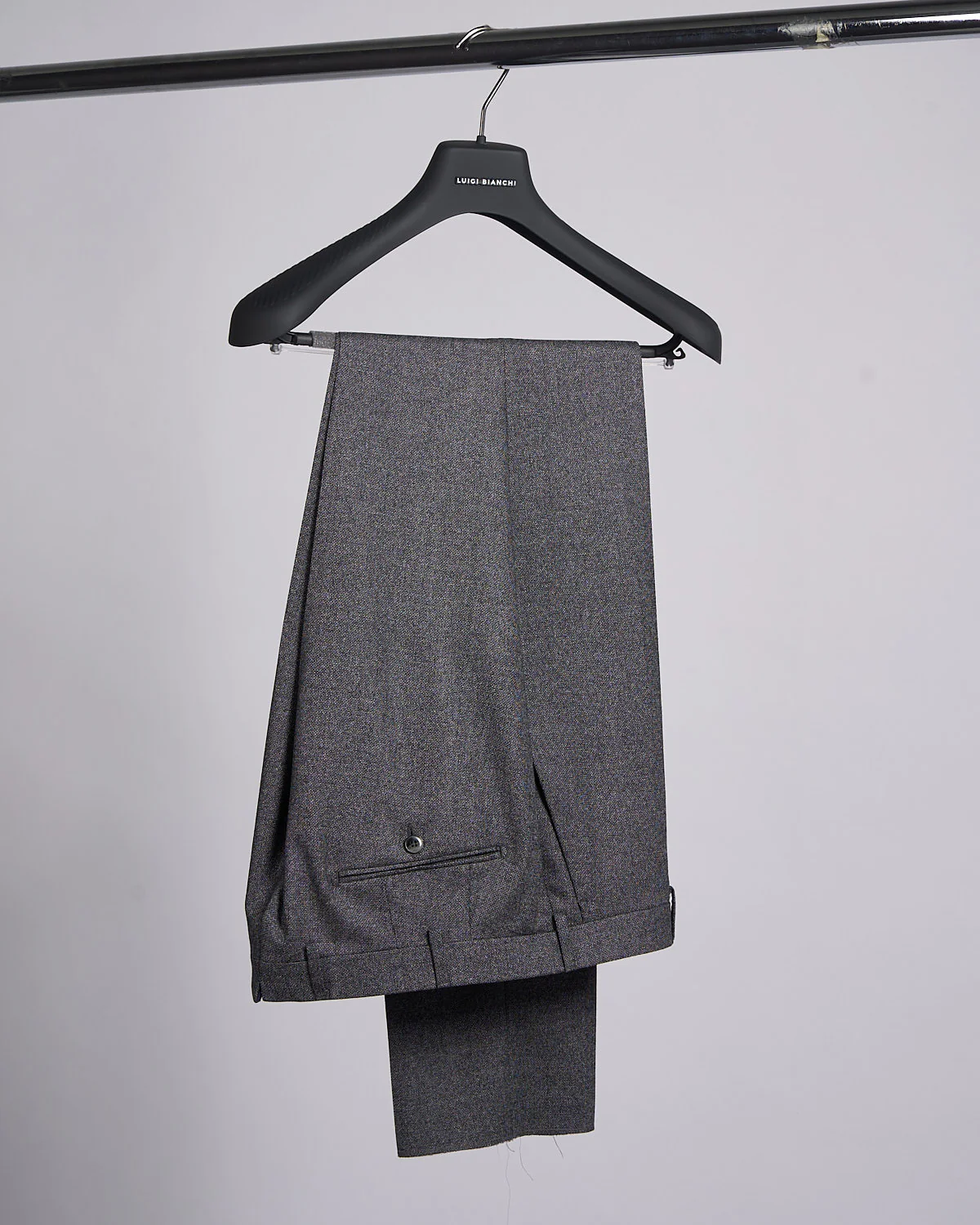Super 120's Salt & Pepper Barberis Wool Soft 'Dream' Suit - Image 9