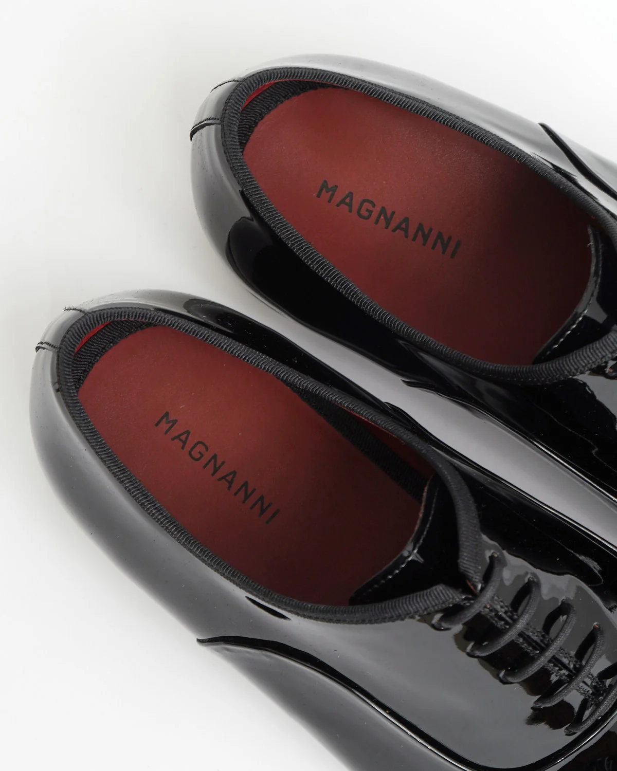 Jadiel Patent Leather Formal Toe Cap Oxford Shoes - Image 9