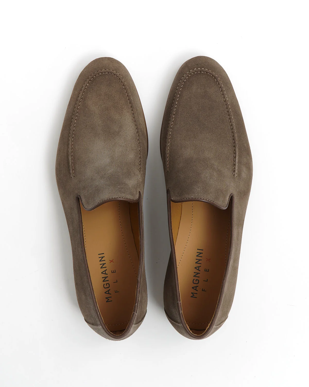 Lecera Taupe Suede Flex Sole Loafers - Image 3