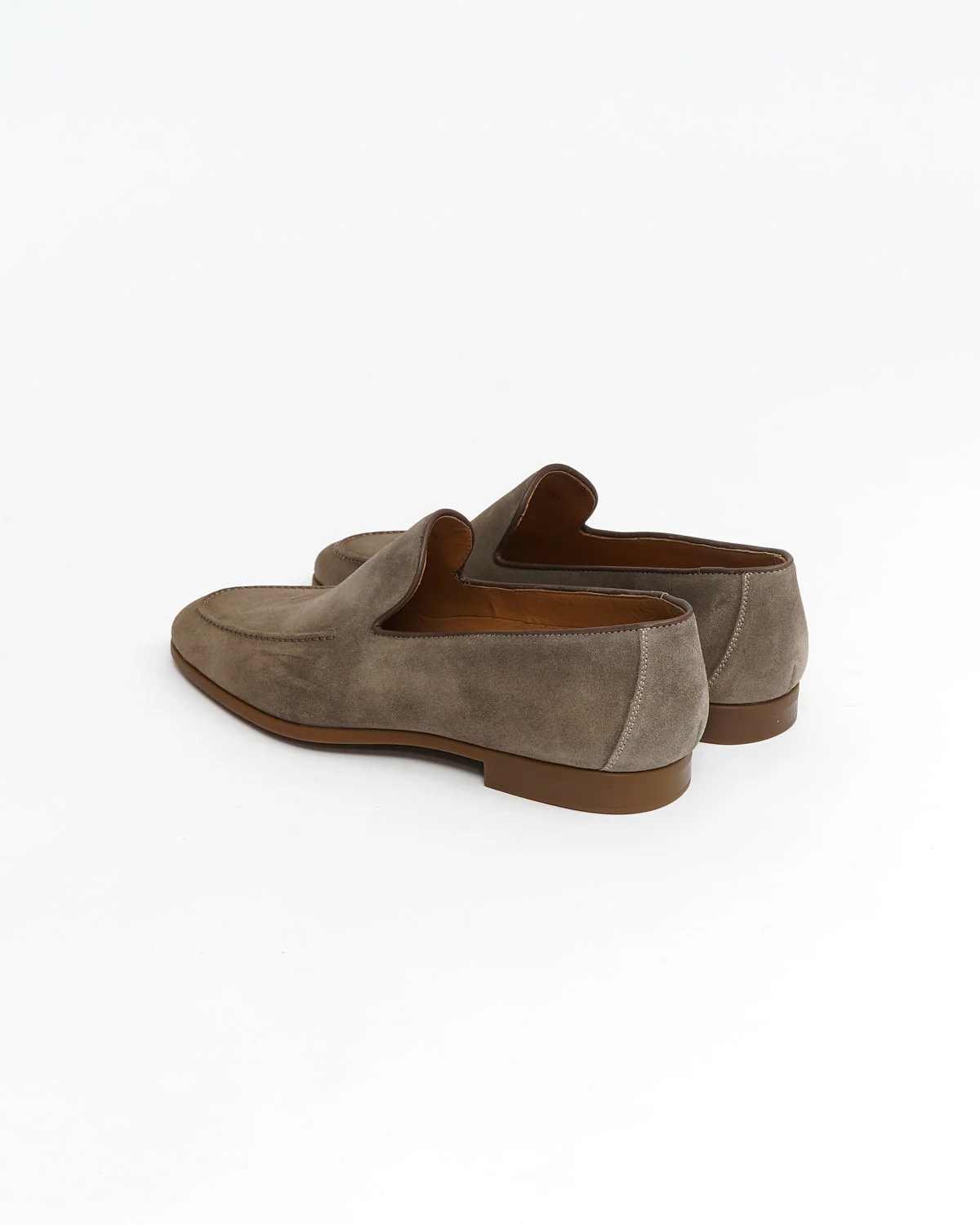 Lecera Taupe Suede Flex Sole Loafers - Image 8