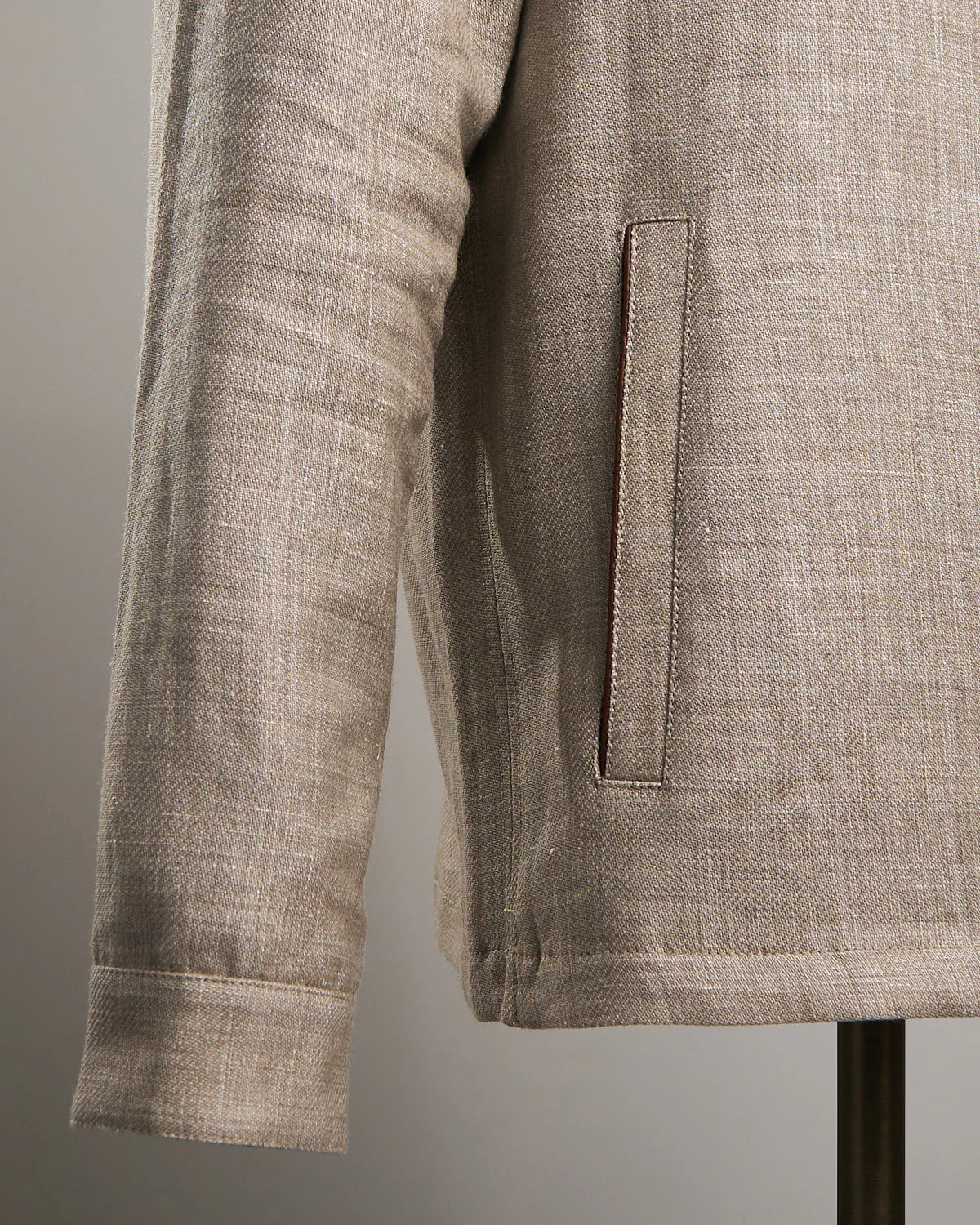 Garment Dyed Cotton Safari Jacket - Image 4