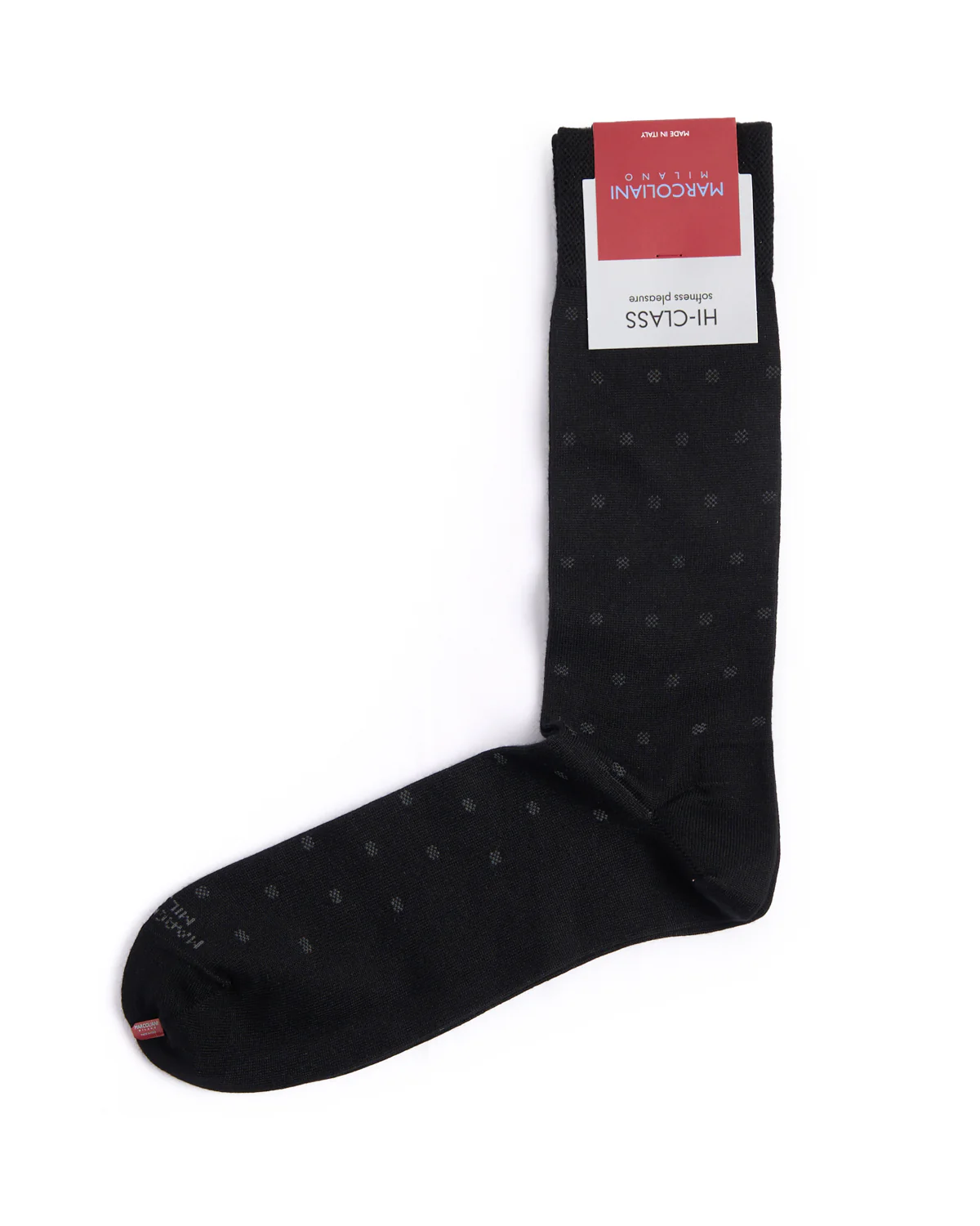 Black Mousse Of Modal Micro Polka Socks