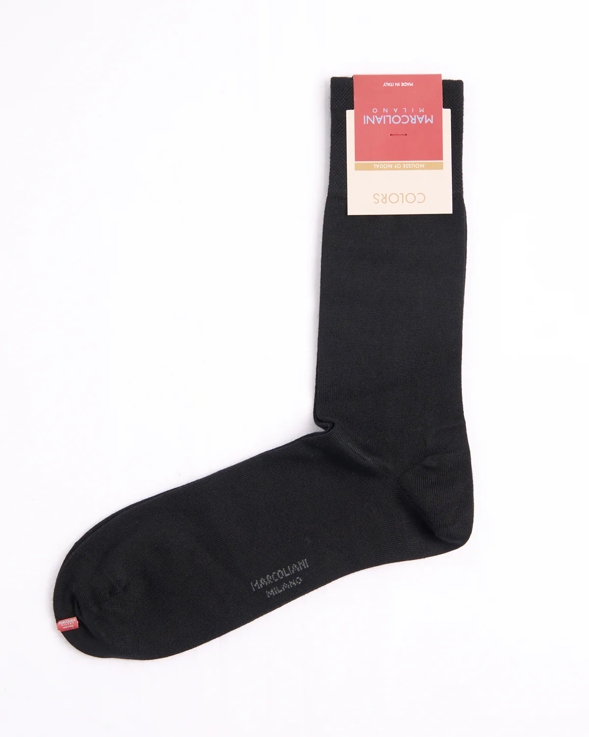 Black Mousse Of Modal Plain Dress Socks