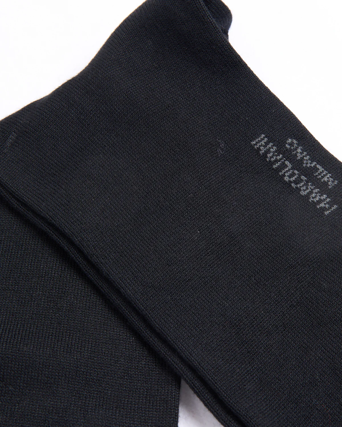 Black Mousse Of Modal Plain Dress Socks - Image 3