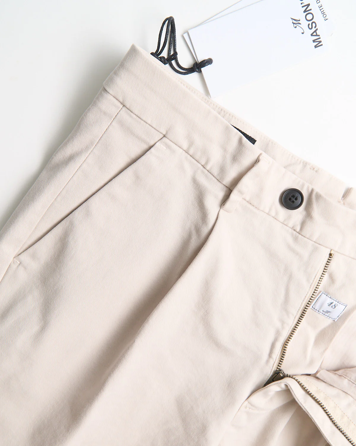 'Boston' Relaxed Silhouette Brushed Twill Casual Pants - Image 2