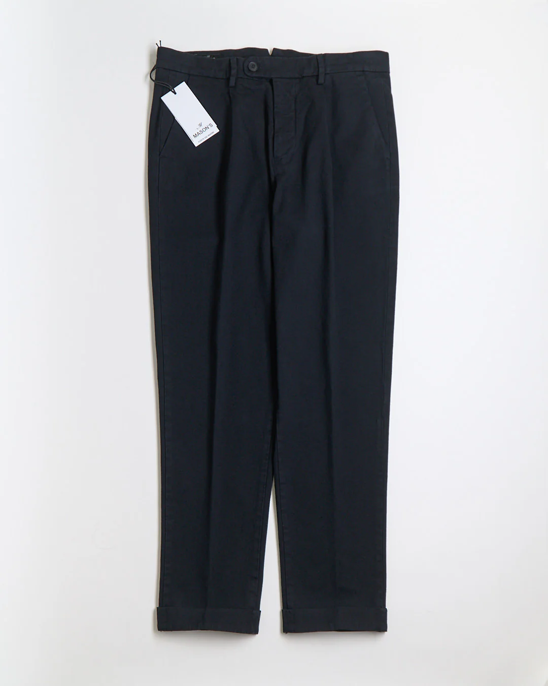 'Boston' Relaxed Silhouette Marled Micro Herringbone Casual Pants - Image 6