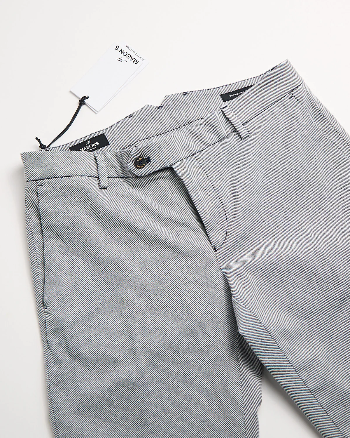 Cavalry Twill 'New York' Stretch Cotton Pants - Image 4