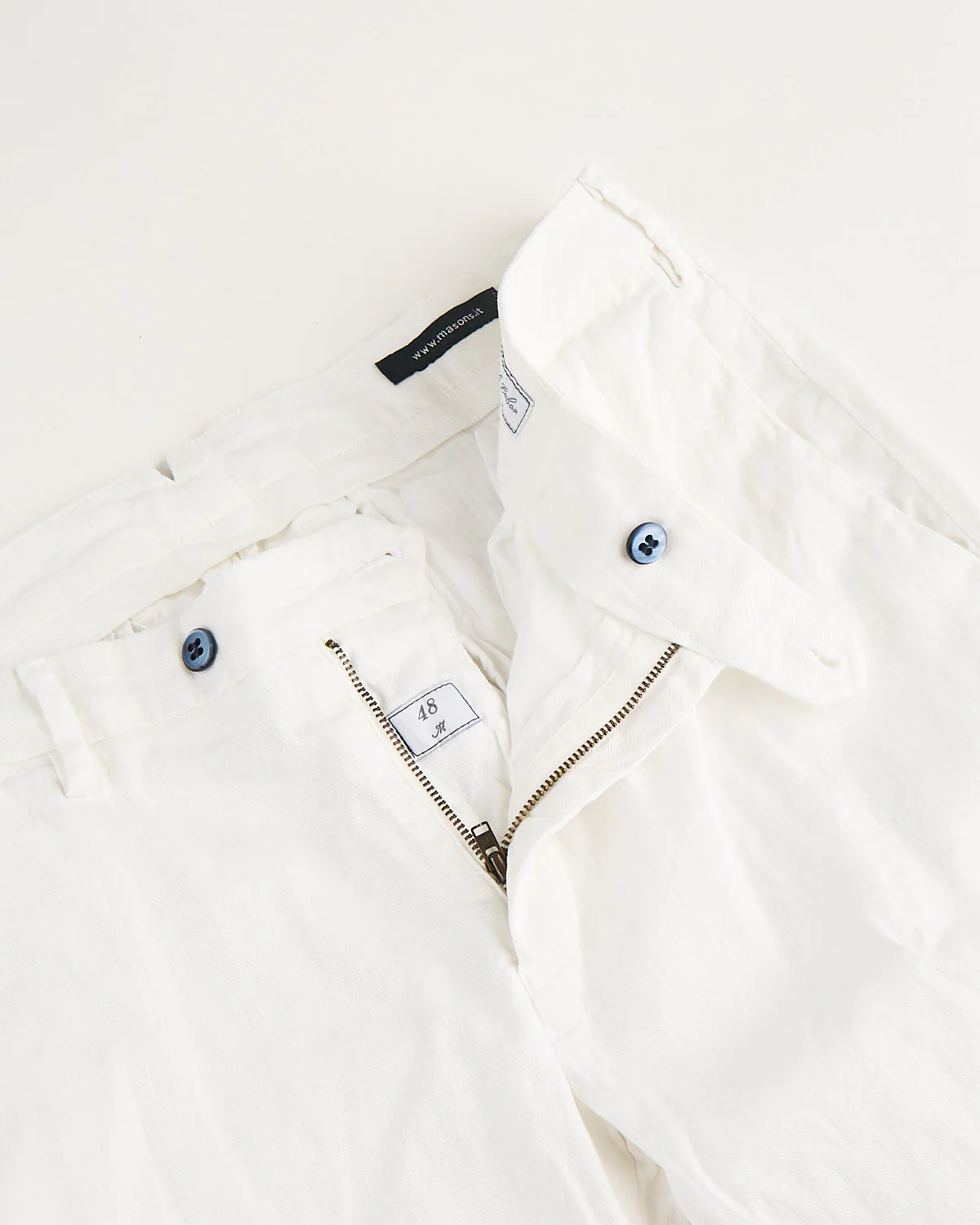 Linen & Cotton 'New York' Casual Pants - Image 2