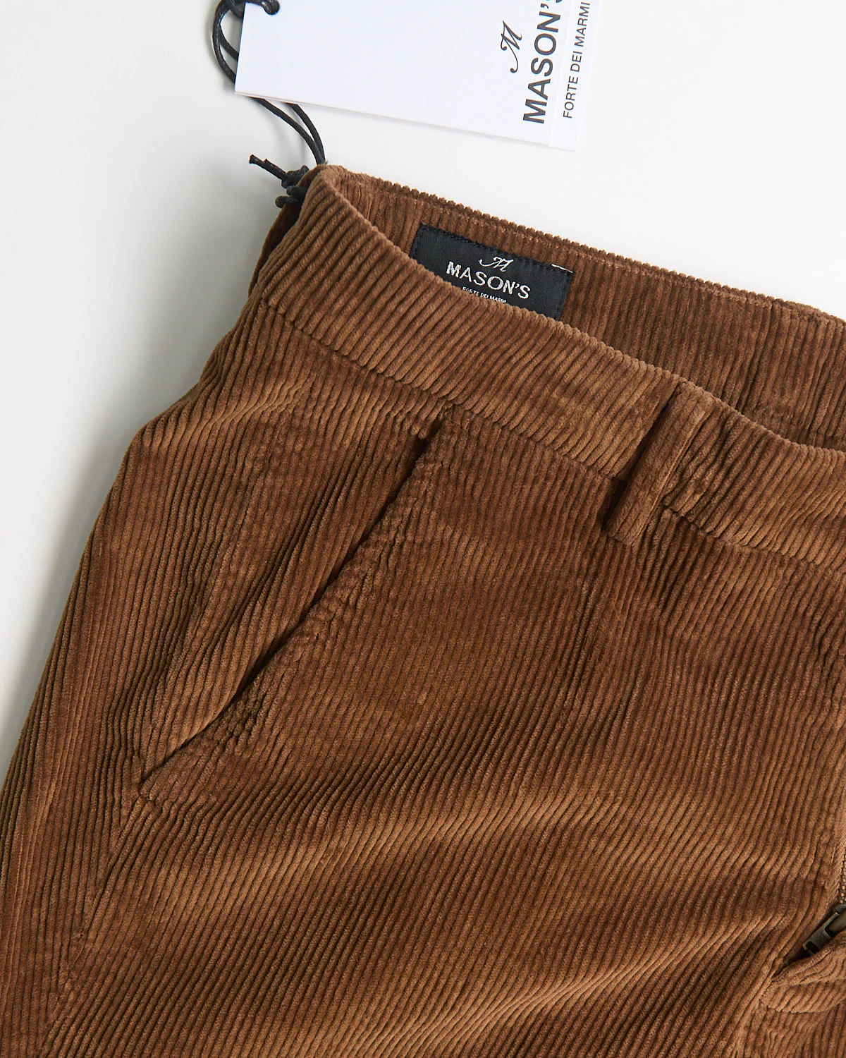 'Torino' Stretch Tailored Fit Medium Wale Corduroy Pants - Image 5