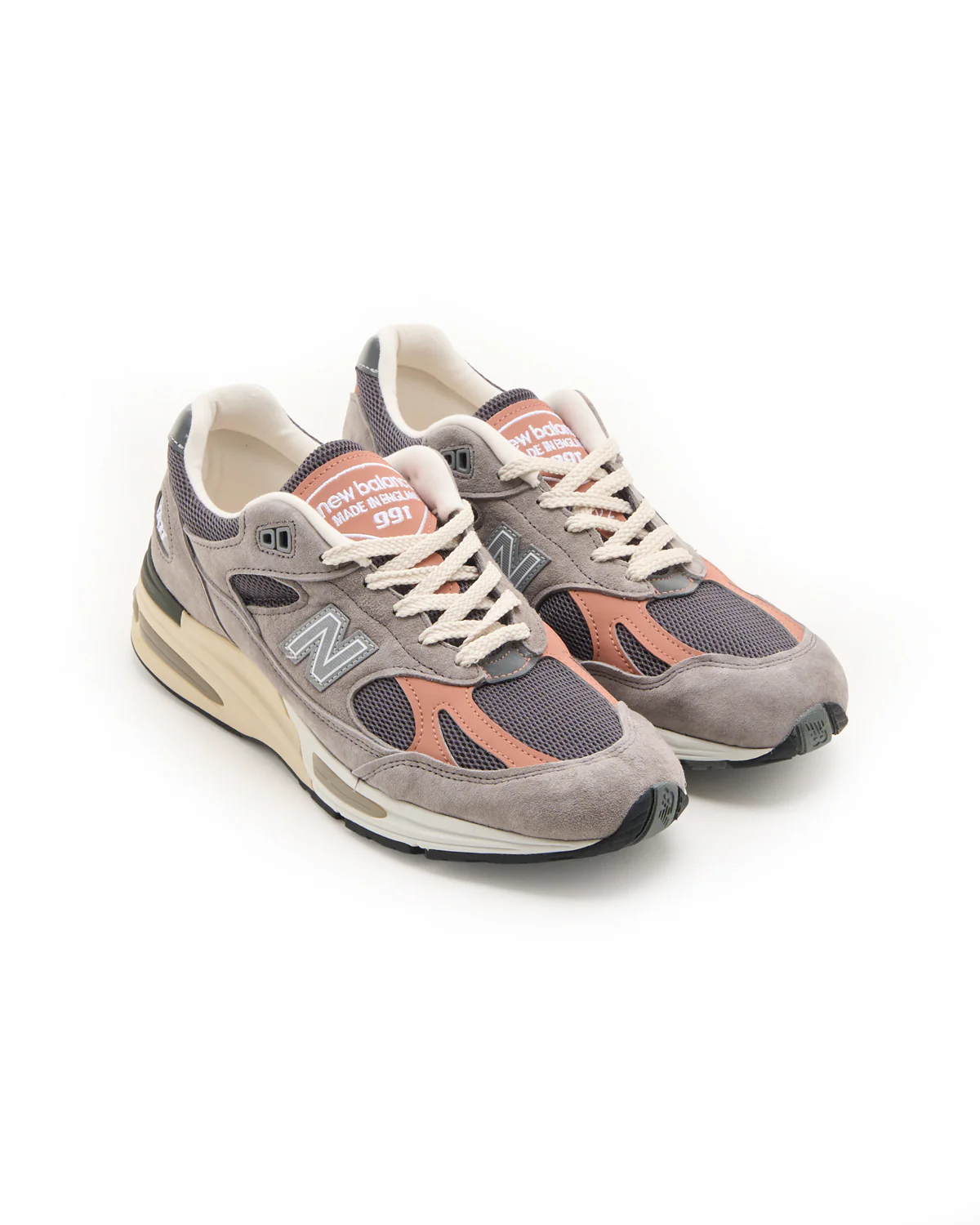 Made In Uk 991V2 Elephant Skin Sneakers