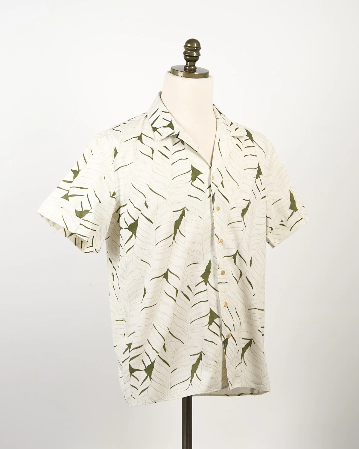 Banana Leaf Fleck S/S Havana Shirt