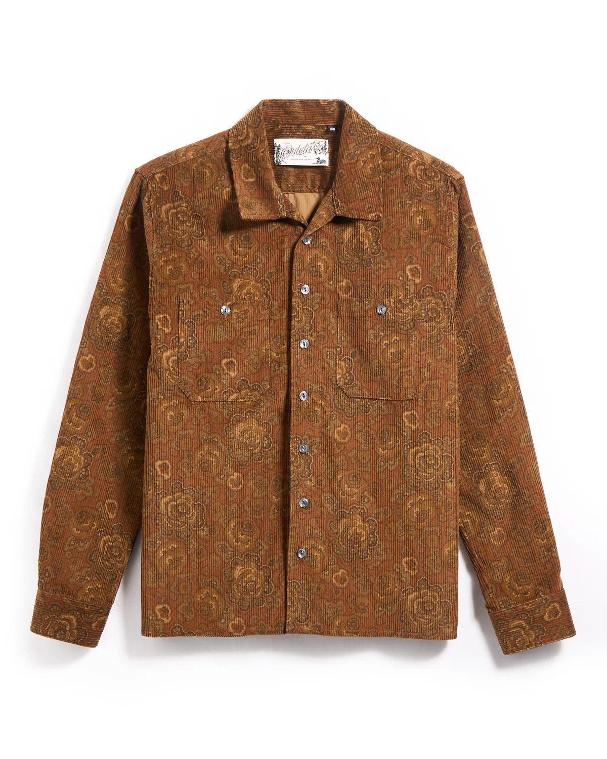 Bronze Printed Corduroy Club Shirt