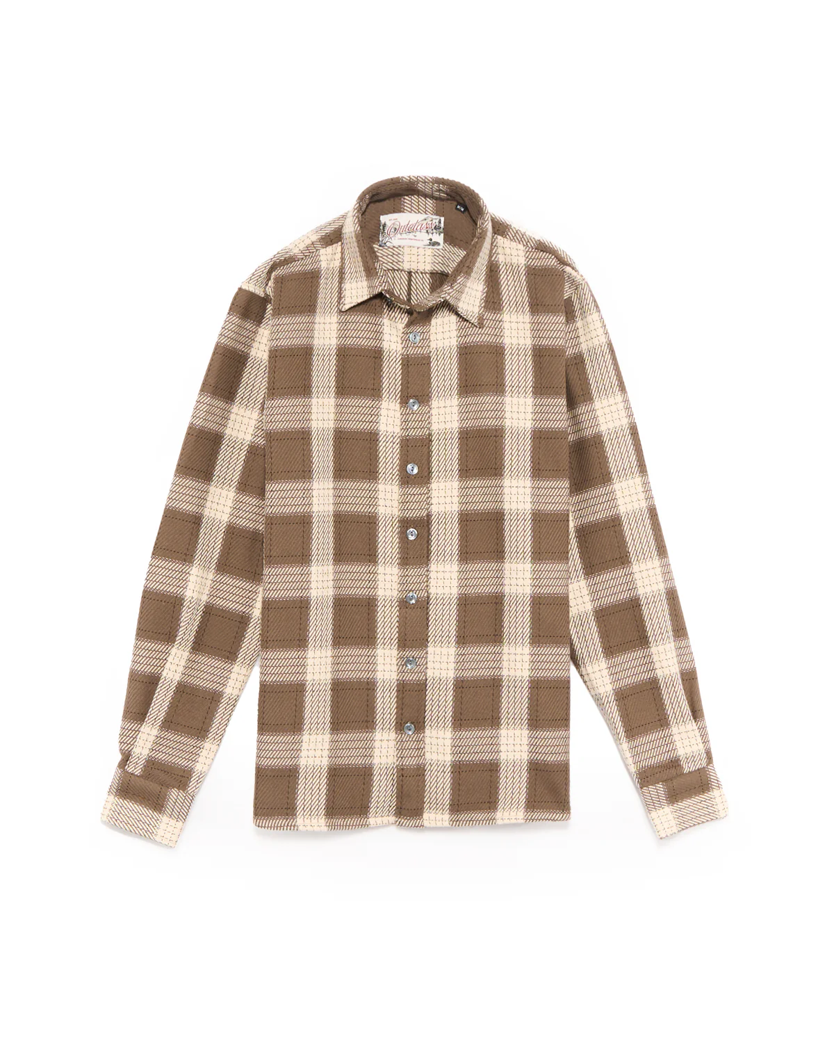 Taupe Check Easy Shirt