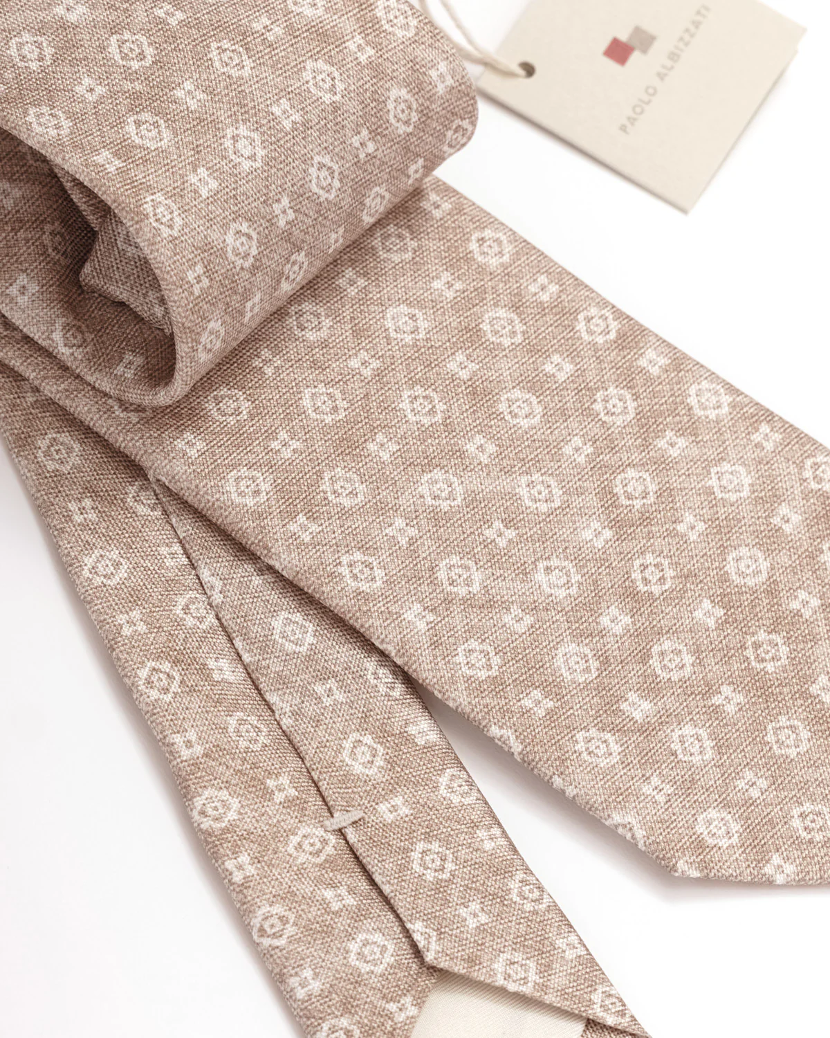Motif Print Tie - Image 3