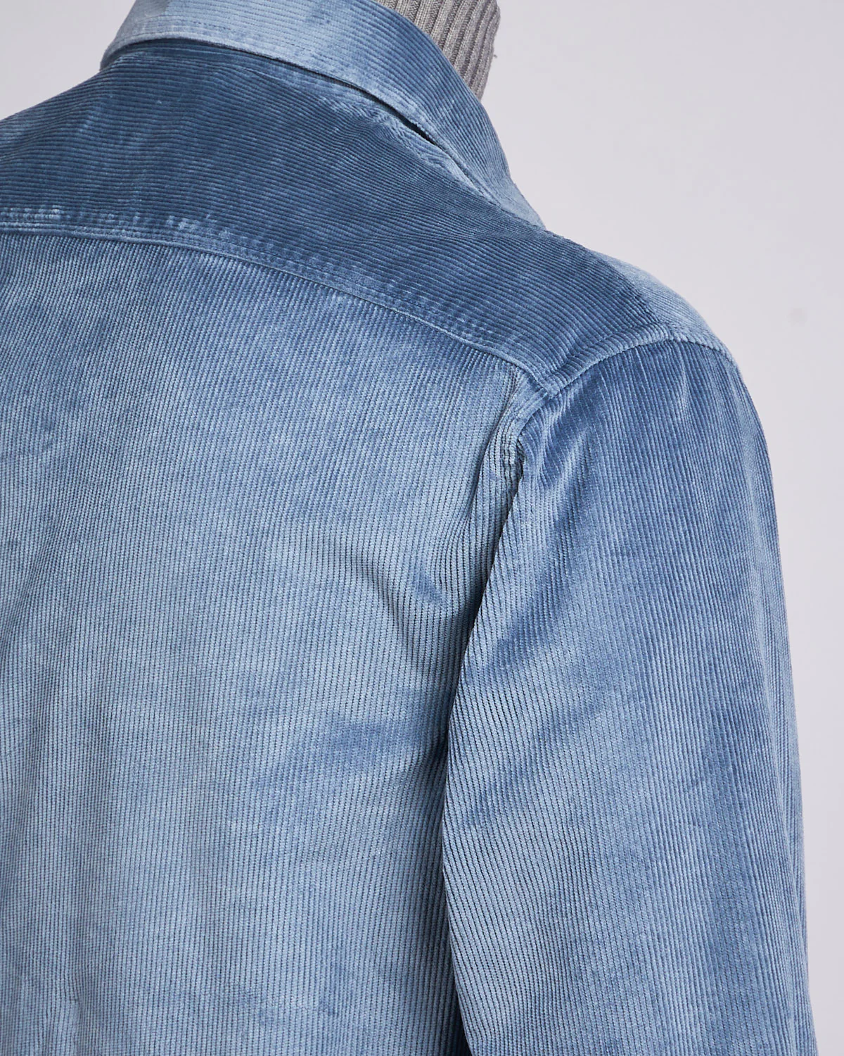 Corduroy Overshirt With Moon Badge - Image 6