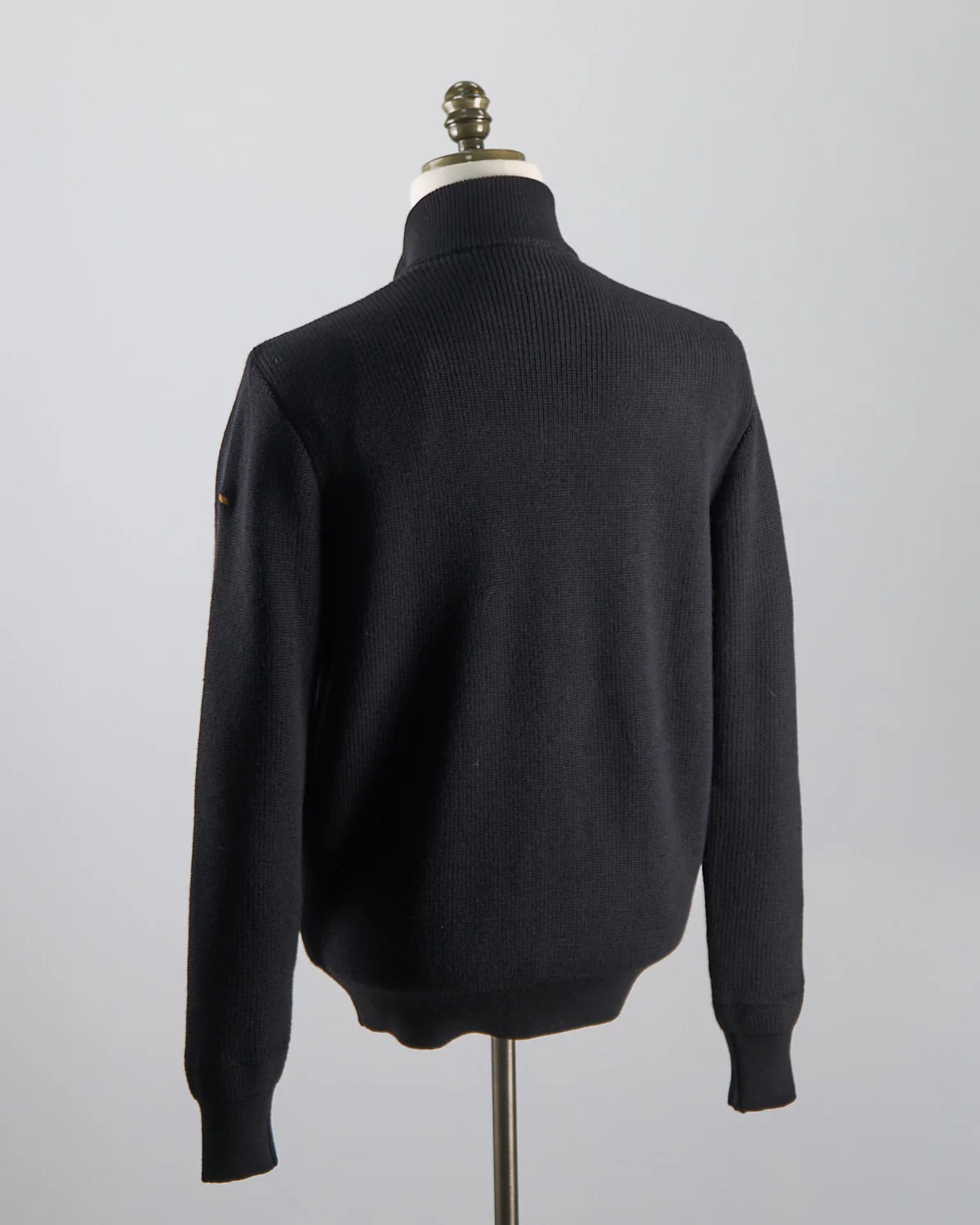 Full Zip Sweater With Moon Badge - Image 11