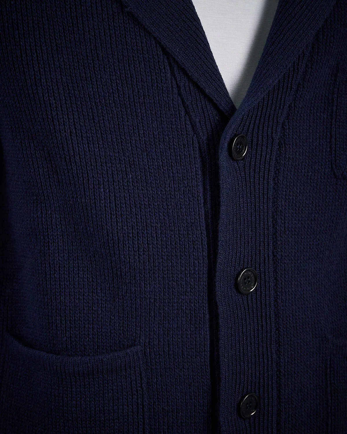 Re-Wool Knitwear Blazer With Moon Badge - Image 2