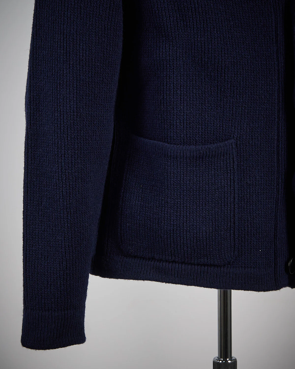 Re-Wool Knitwear Blazer With Moon Badge - Image 4
