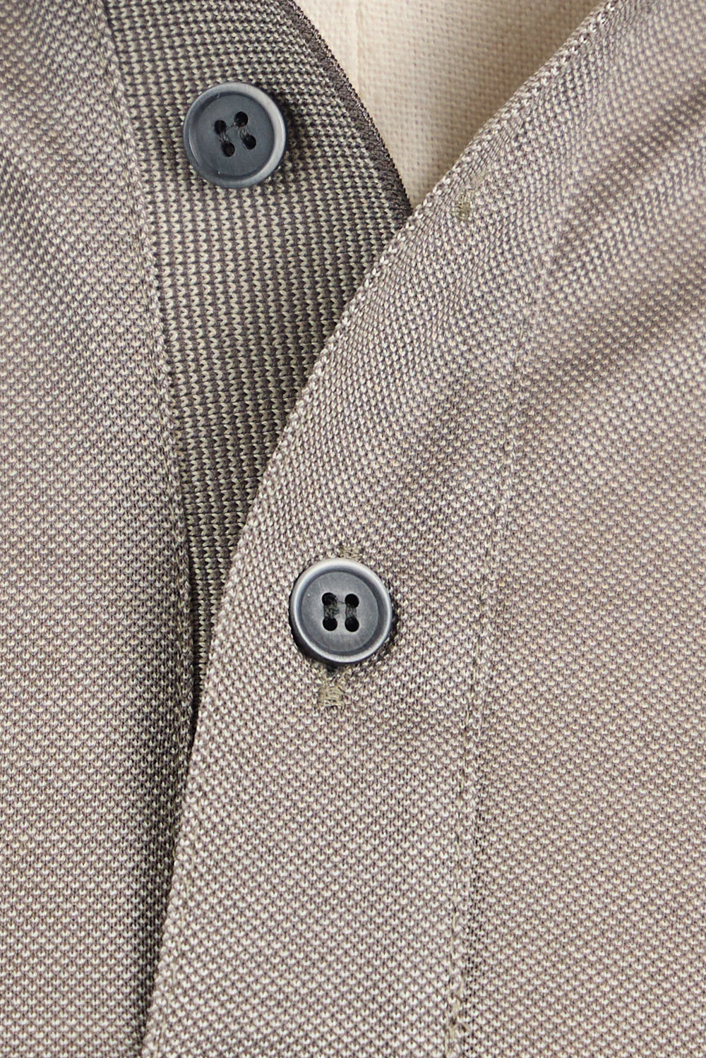 Shark Tag Two Tone Cotton Piqué Polo - Image 2